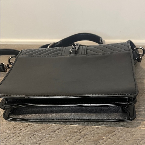 Quilted Leather Crossbody - Top Handle Satchel - Shoulder Purse - Picture 6 of 11